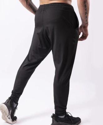 Stylish Men's 3 Pcs Zipper Track Suit in Black Polyester thumbnail 3