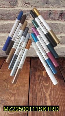 Glitter Pencils 12 Colors Wedding Party Makeup