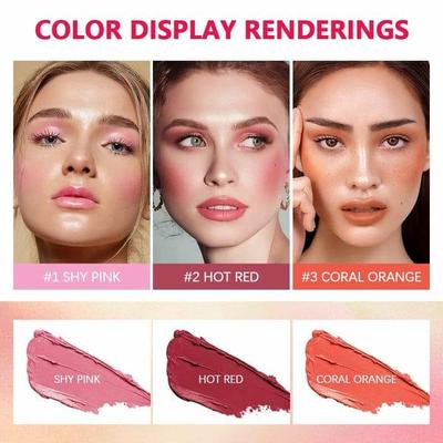 Blush Pack Shy Pink Hot Red Coral Orange Long Lasting