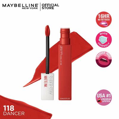 Maybelline Matte Lipstick 12 Shades Long Lasting thumbnail 4