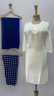 3 Pcs Women's Stitched Cotton Lawn Printed Suit thumbnail 3