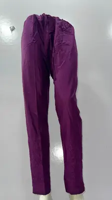 1 Pc Women's Stitched Linen Embroidered Trouser thumbnail 5