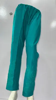 1 Pc Women's Stitched Linen Embroidered Trouser thumbnail 3