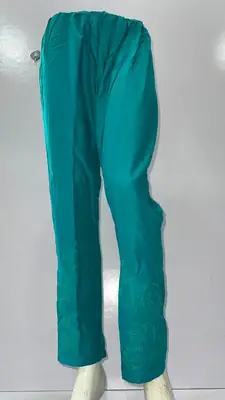 1 Pc Women's Stitched Linen Embroidered Trouser thumbnail 5