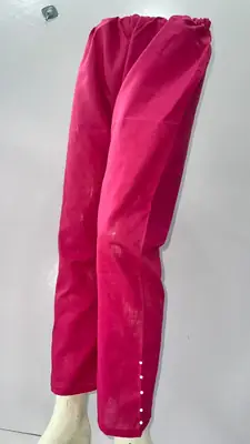 1 Pc Women's Stitched Cotton Plain Trouser thumbnail 3
