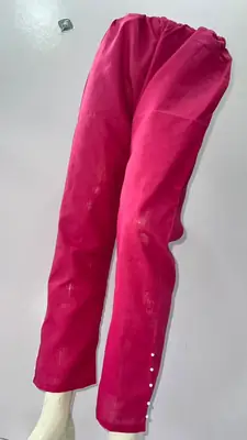 1 Pc Women's Stitched Cotton Plain Trouser thumbnail 4