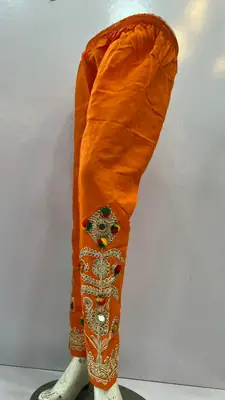 1Pc Women's Stitched Cotton Handmade Embroidered Trouser thumbnail 4