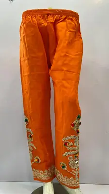 1Pc Women's Stitched Cotton Handmade Embroidered Trouser thumbnail 5