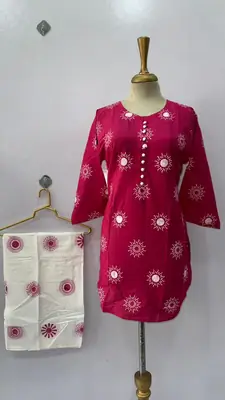 2 Pcs Women's Stitched Cotton Lawn Printed Co-Ord Set Sooraj Print thumbnail 3