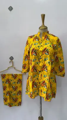 2 Pcs Women's Stitched Linen Printed Co-Ord Set thumbnail 27