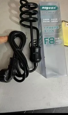 2000W Stainless Steel Water Heating Rod Black thumbnail 2