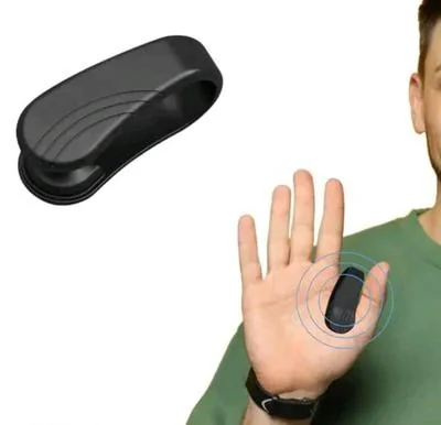 Portable Acupressure Clip Black ABS for Wellness