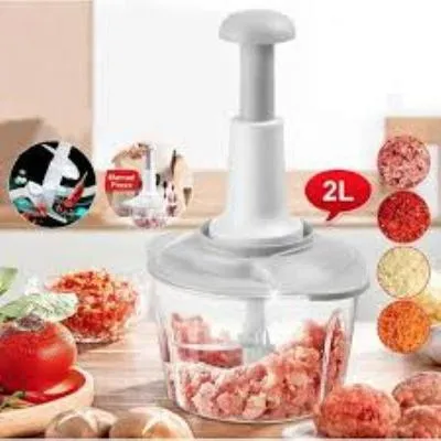 Manual Food Chopper 2L ABS Plastic Multifunctional thumbnail 2