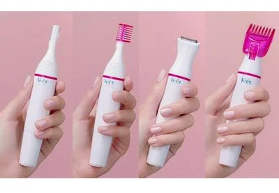 Rechargeable Women's Hair Trimmer with 5 Attachments thumbnail 2