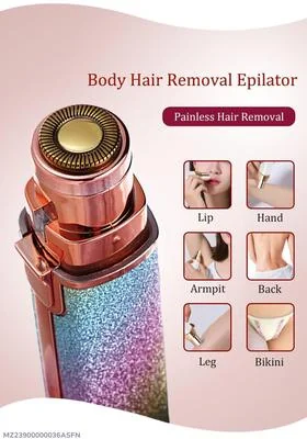 Rechargeable Women's Facial Hair Remover Pen Multicolor ABS thumbnail 7