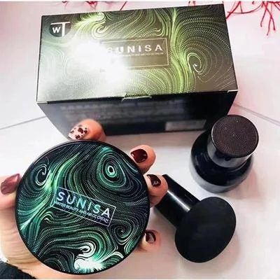 Sunisa Air Cushion CC Cream 24Hr Full Coverage Black Green