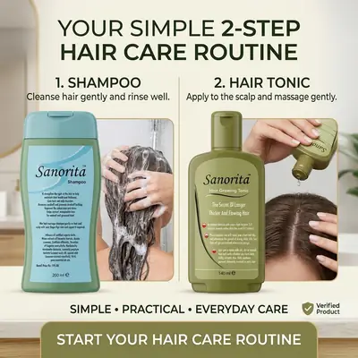 Sanorita Hair Care Combo – Shampoo 200ml & Hair Growing Tonic 140ml