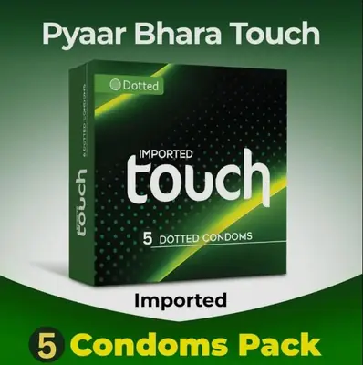 Touch Dotted Condoms-5Pics (Imported)