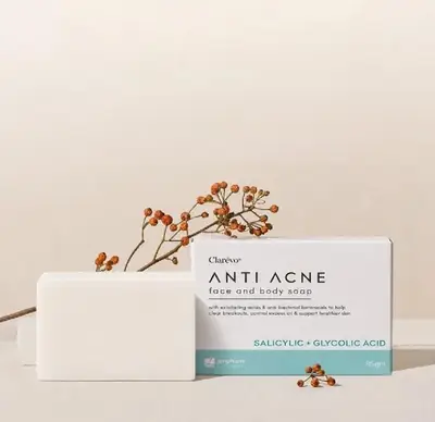 Clarevo Anti Acne Soap-For Men & Women (Jenpharm)