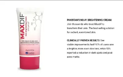 Maxdif Whitinging Cream-Jenpharm thumbnail 8