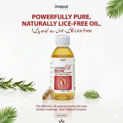 Lice Free Hair Oil | Anti Lice Oil Lice Oil Lice Killer Oil Anti Lice Killing Oil Herbal Anti Lice OiL IPANSAR™