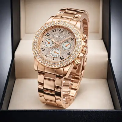 Women's Sparkling Crystal Details For Glam Lovers Watch 1 thumbnail 2