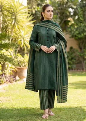 3 Pcs Women's Unstitched Printed Suit