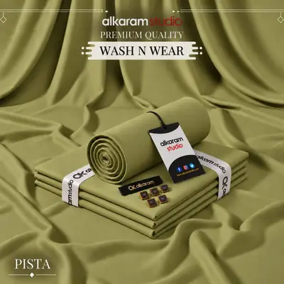 Men’s Unstitched Wash And Wear Plain Suit