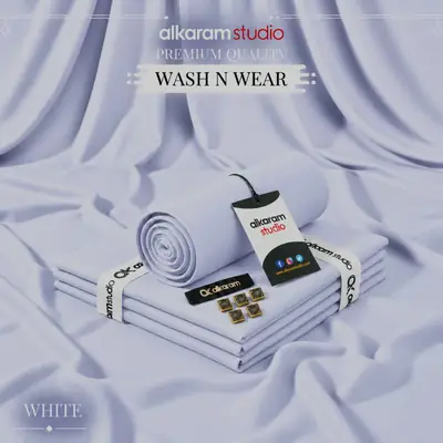 Men’s Unstitched Wash And Wear Plain Suit