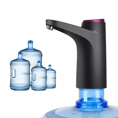 Portable Electric Water Pump 600ml Black Bottle thumbnail 3