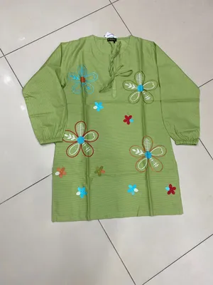 1 Pc Women's Stitched Lawn Embroidered Shirt thumbnail 2