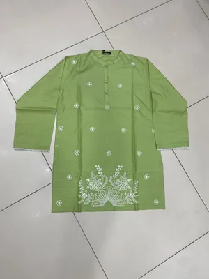 1 Pc Women's Stitched Lawn Striaght Cut Shirt thumbnail 2