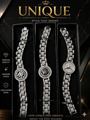 Iced Out Silver Spinner Watches 8mm Stainless Steel Multiple Designs thumbnail 3