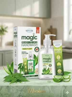 Magic Ready-to-Mix Handwash Powder Neem Aloe Vera thumbnail 3