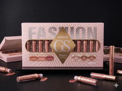 Floral Matte Lip Gloss 36H Long Lasting Waterproof Set thumbnail 3