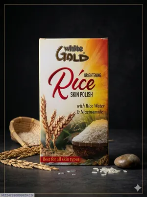 White Gold Brightening Rice Skin Polish with Rice Water & Niacinamide thumbnail 1