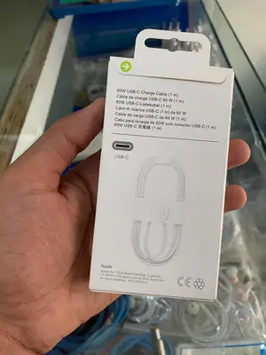 Apple USB-C to USB-C 60W Fast Charging Cable (1 Meter) – Original Quality – White thumbnail 4