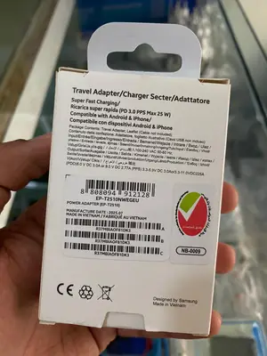 Samsung 25W USB-C Super Fast Charging PD Travel Adapter (EP-T2510) White thumbnail 4