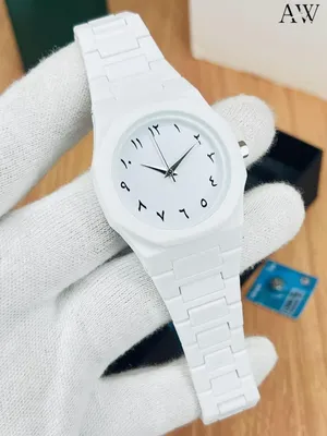 Men's White Carbon Fiber Analog Watch 33mm thumbnail 3