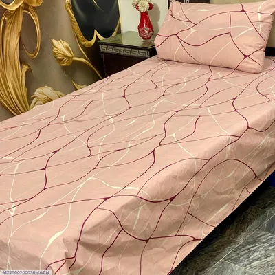 4 Pcs Cotton Printed Single Bedsheet thumbnail 1