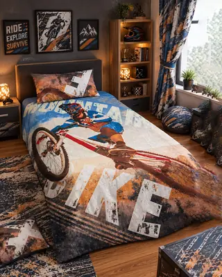 2 Pcs Cotton Printed Single Bedsheet