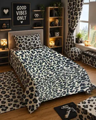 2 Pcs Cotton Printed Single Bedsheet
