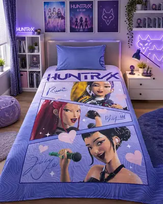 2 Pcs Cotton Printed Single Bedsheet