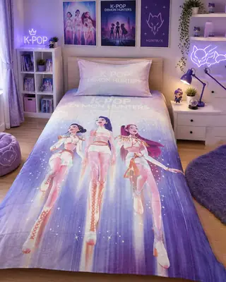 2 Pcs Cotton Printed Single Bedsheet