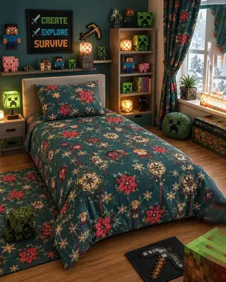 2 Pcs Cotton Printed Single Bedsheet