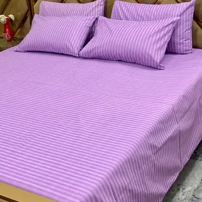 5 Pcs Cotton Printed Double Bedsheet