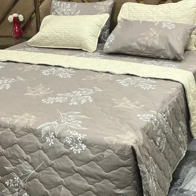 6 Pcs Cotton Printed Comforter Set
