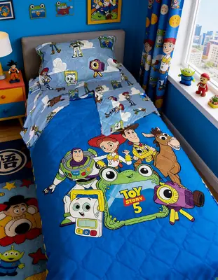 3 Pcs Cotton Printed Comforter Set