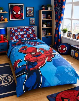 3 Pcs Cotton Printed Comforter Set