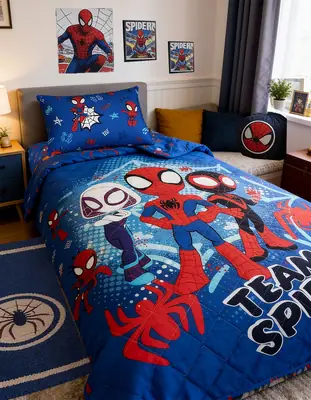 3 Pcs Cotton Printed Comforter Set